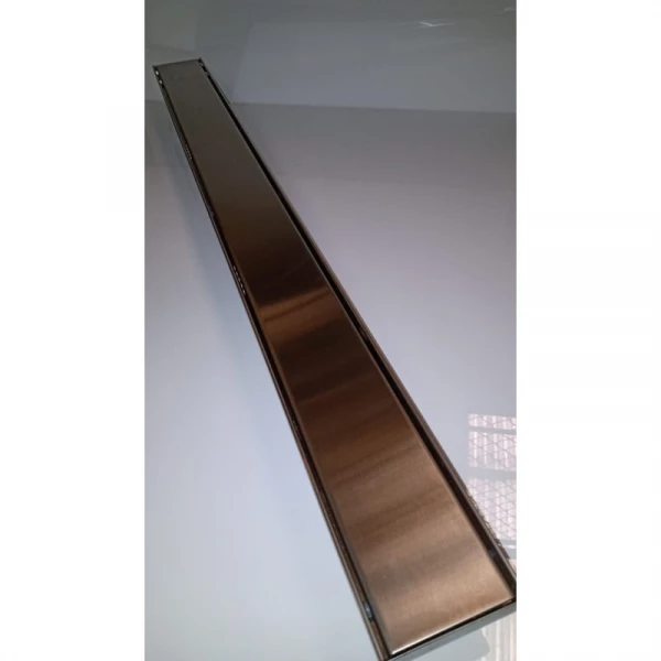 Ralo In line em Inox 100 x 9 x 7 cm Liso